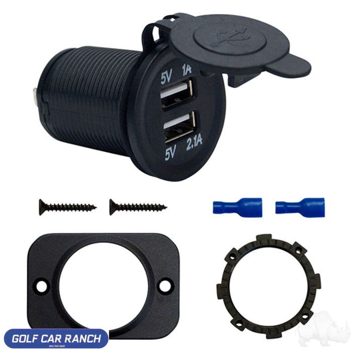 477394860001 KIT,USB,12V,UNGRND,CHARGER CLUB CAR ACCESSORY
