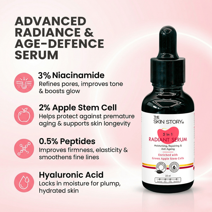 5 - in - 1 Radiant Anti - Aging Serum - The Skin Story -