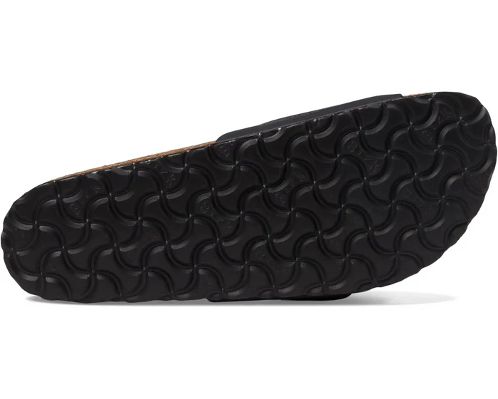 Birkenstock Madrid Big Buckle in Black Leather