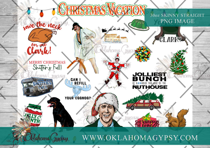 Christmas Vacation Inspired Digital File