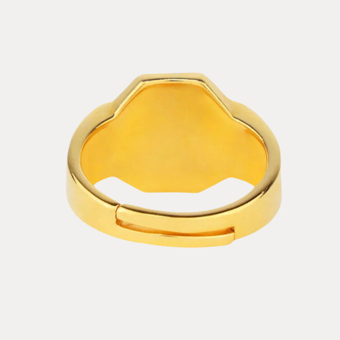 Spark Cushion Ring: Vibrant Enamel & Rectangle Crystals - BuDhaGirl