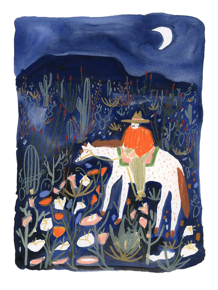 (Melissa Lakey) Counting Flowers Every Night print 16 x 20