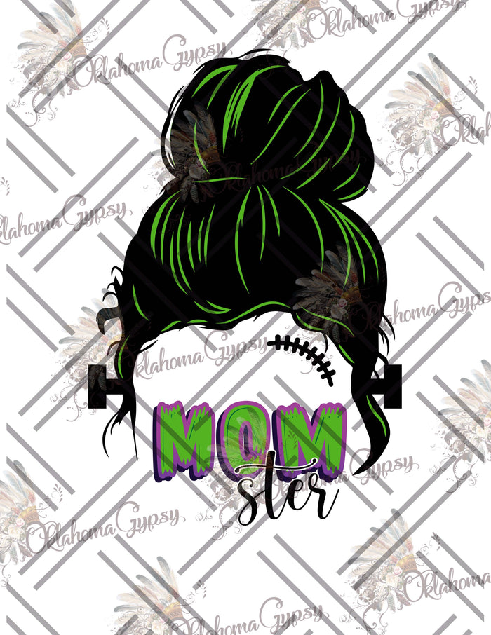 Momster Messy Bun Digital File