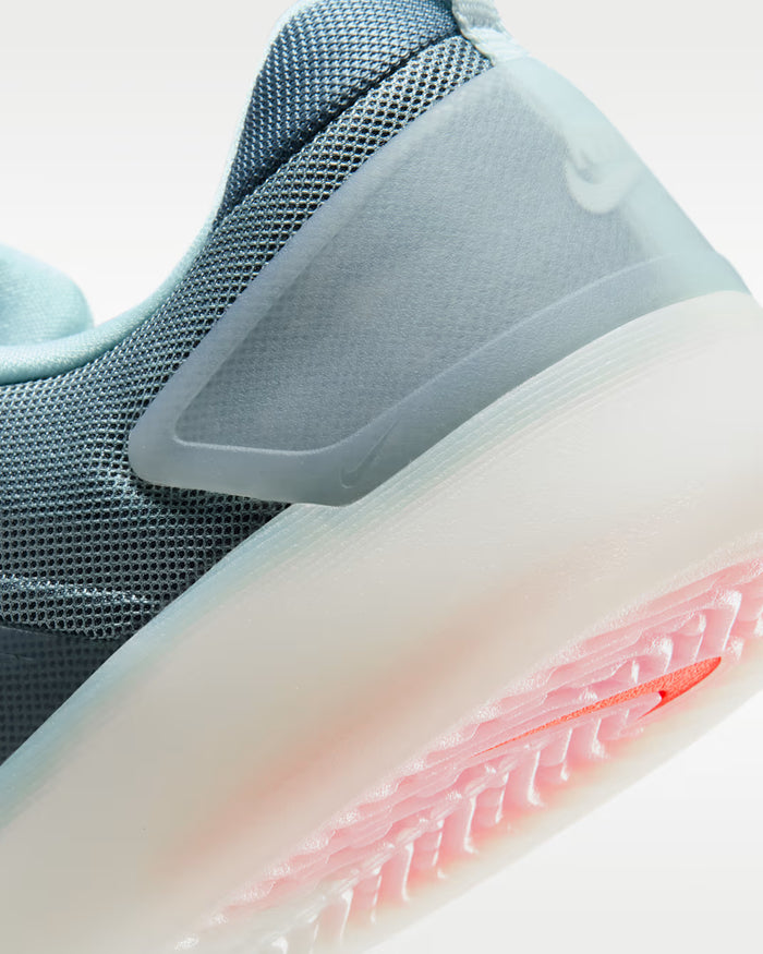 Nike SB Zoom Nyjah 4 skate shoes in Glacier Blue with mesh upper and Air Zoom cushioning offered by Nike