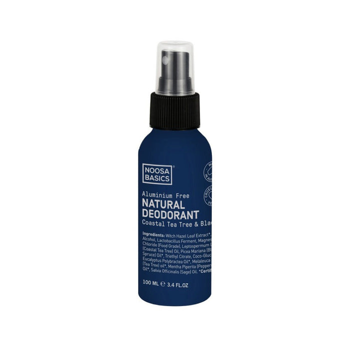 NOOSA BASICS Natural Deodorant Spray - Coastal Tea Tree & Black Spruce 100ml - L'Organic