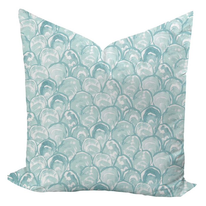 Oyster Scallop in Freshwater by Palm Orleans Pillow Cover