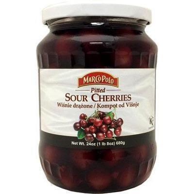 Pitted Sour Cherries 680g (Marco Polo) - MezeHub