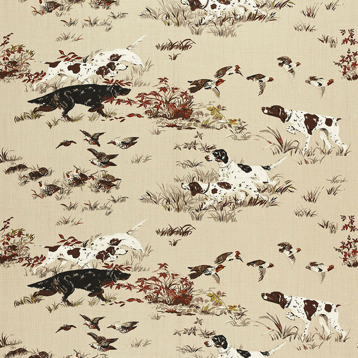 Pointers in Tan by Schumacher Bolster Cover