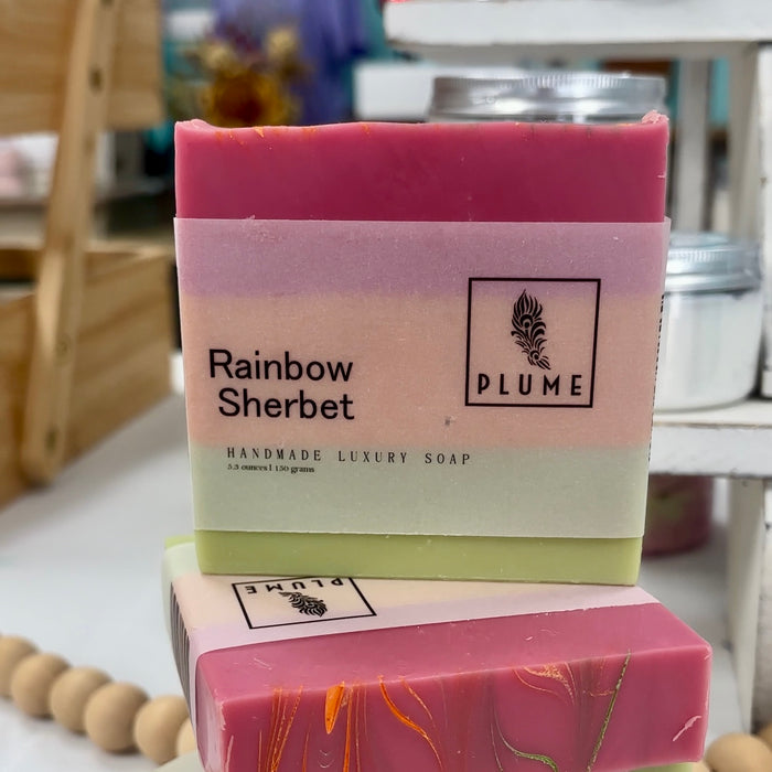 Rainbow Sherbet Moisturizing Bar Soap | Plume