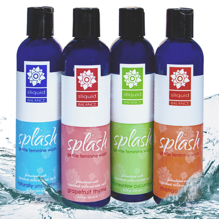 Sliquid Splash Feminine Wash Unscented 255ml | WorldCondoms