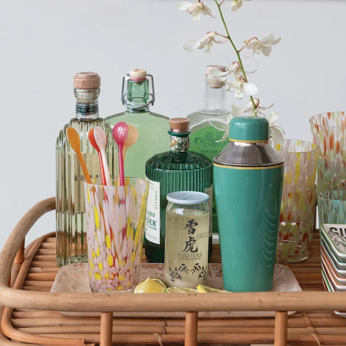 Vintage Style Enamel Cocktail Shaker #DF9012