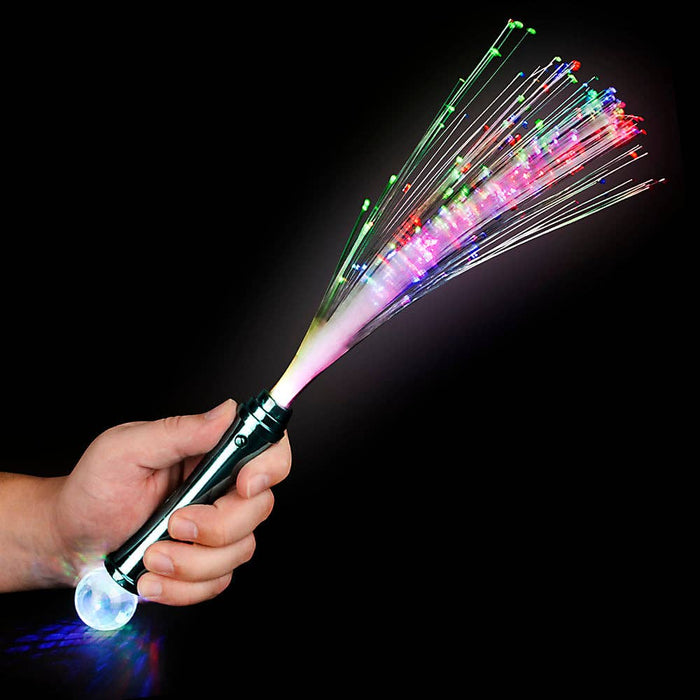 15" MAGIC BALL FIBER OPTIC WAND LLB toy-wand kids