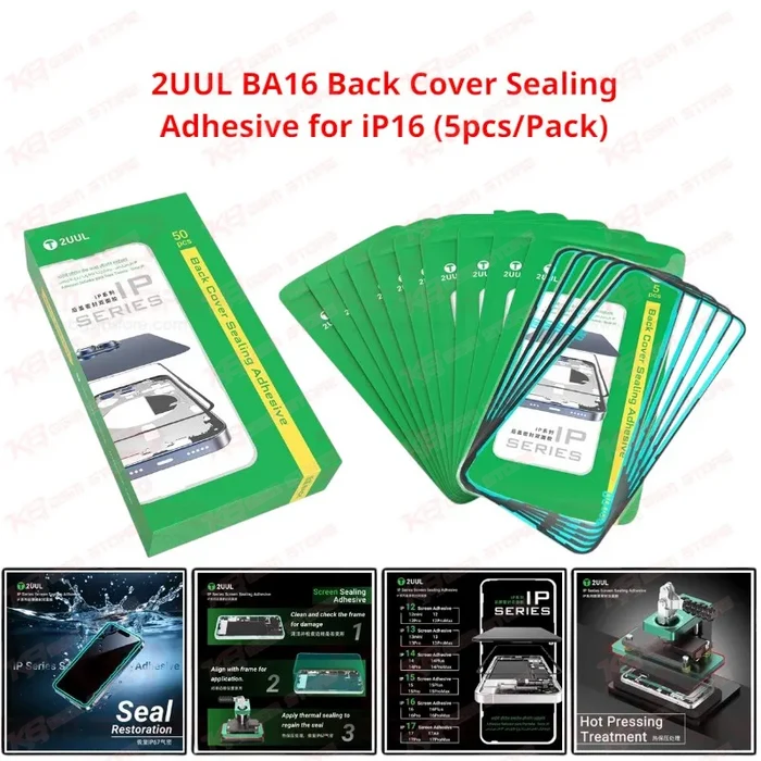2UUL BA16 Back Cover Sealing Adhesive for iP16 (5pcs/Pack)