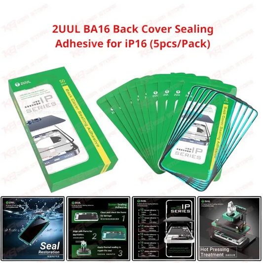 2UUL BA16 Back Cover Sealing Adhesive for iP16 (5pcs/Pack)
