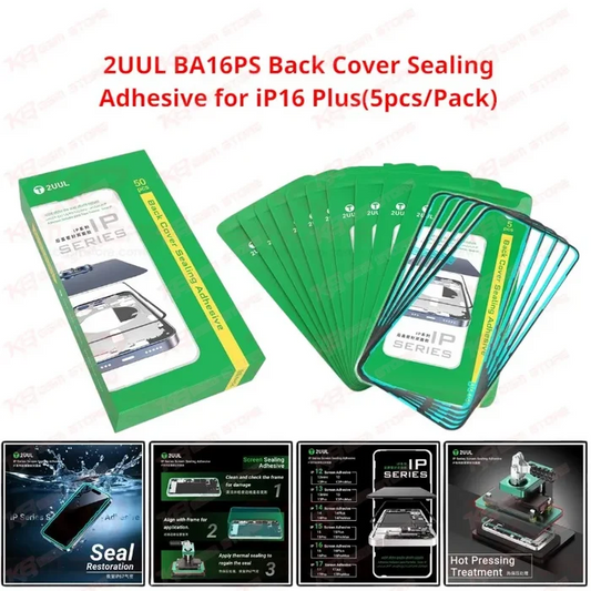 2UUL BA16PS Back Cover Sealing Adhesive for iP16 Plus(5pcs/Pack)