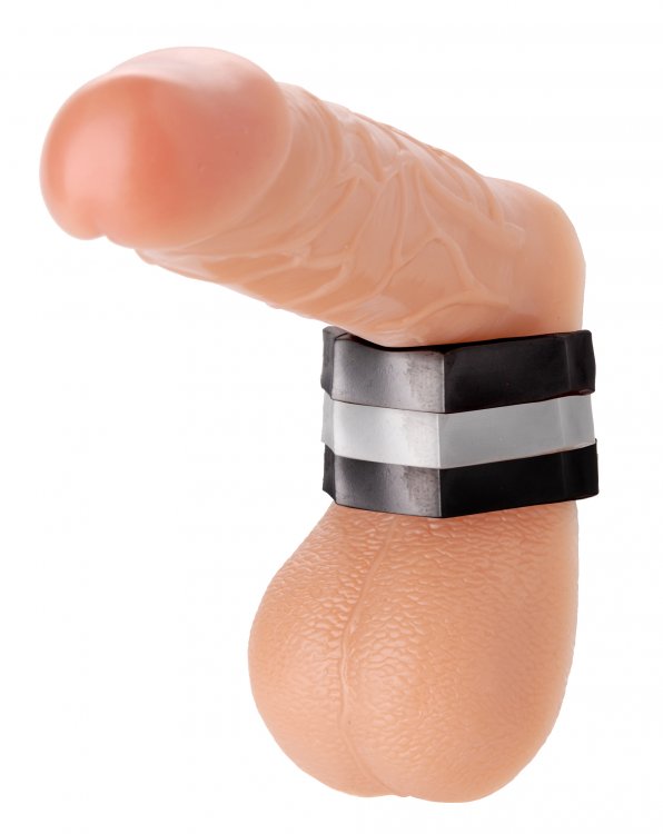 3pk Cock Ring & Ball Stretcher Set Image 1