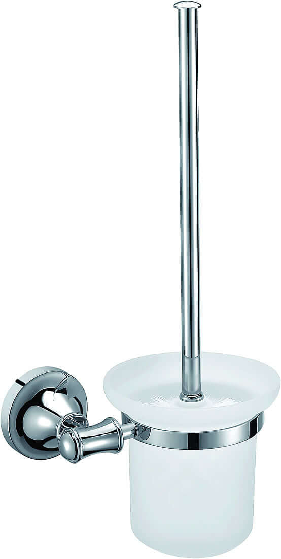 Polished Chrome finish.  The photo is somewhat blue, but the product is not.