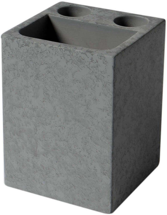 ABCO1019 4-Piece Solid Concrete Gray Matte Bathroom Accessory Set - Alfi brand