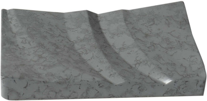 ABCO1019 4-Piece Solid Concrete Gray Matte Bathroom Accessory Set - Alfi brand