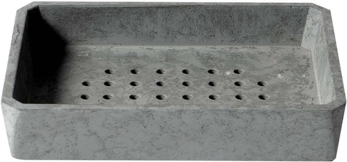 ABCO1023 7-Piece Solid Concrete Gray Matte Bathroom Accessory Set - Alfi brand