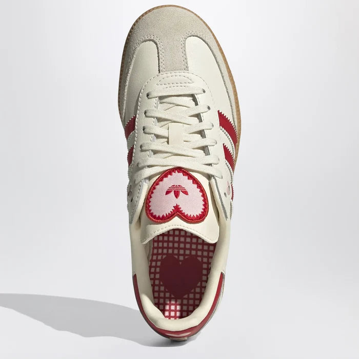 adidas Originals - Sneakers Samba Cream White/Better Scarlet/Gum Brand Apparel & Accessories > Shoes 3