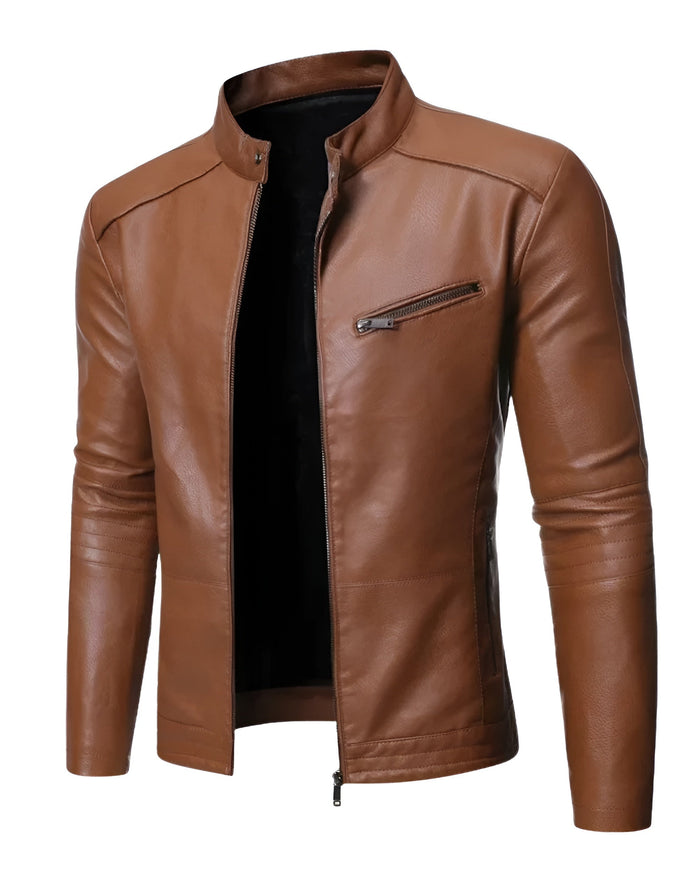 Adrien™ | Elegant Leather Jacket