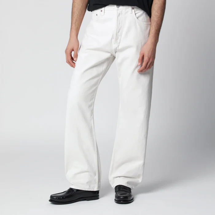 AGOLDE - White trousers in regenerated denim Brand Apparel & Accessories > Clothing > Pants