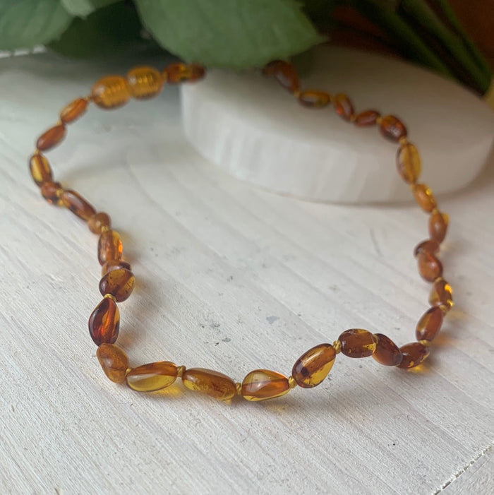 Amber Baby Teething Necklace - Teething Necklace