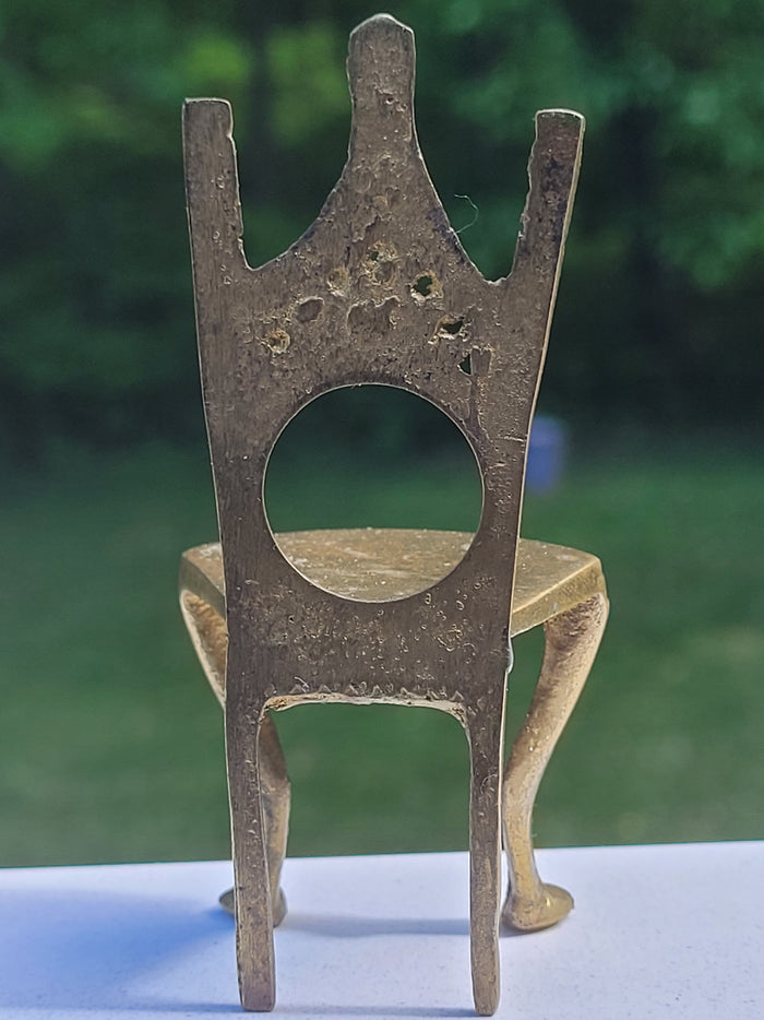 Antique Brass Chair
