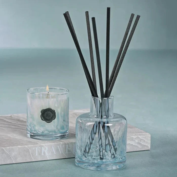 Apothecary Guild Opal Glass 4oz Reed Diffuser - Sunset Beach