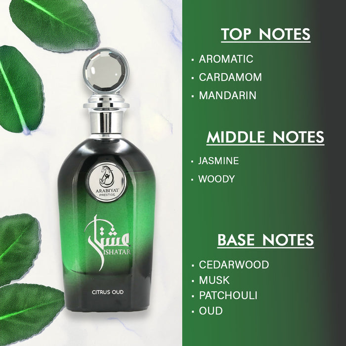 Arabiyat Prestige Ishatar Citrus Oud 110ml Eau De Parfum