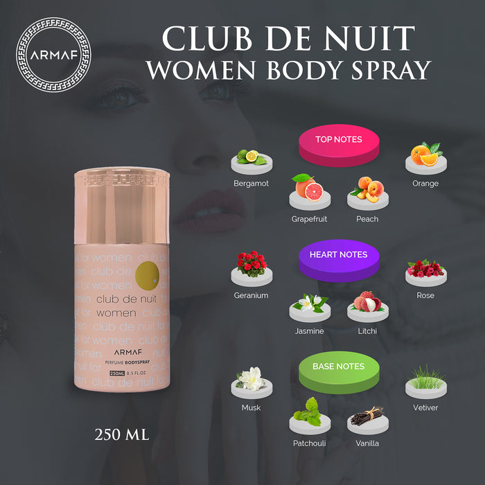 Armaf Club De Nuit Women Perfume Body Spray 250ML