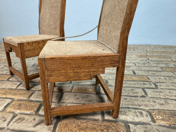 Artisan Handmade Southwestern Leather Hide Chair Set