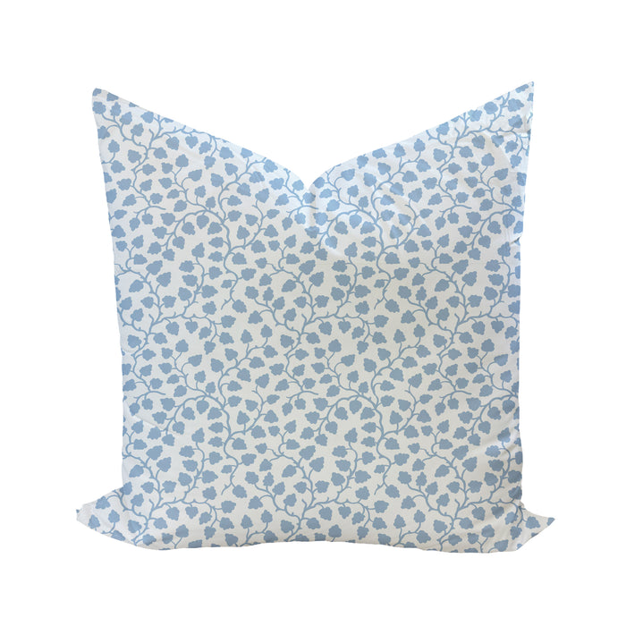 Audrey Pillow Cover in Rain-WWH