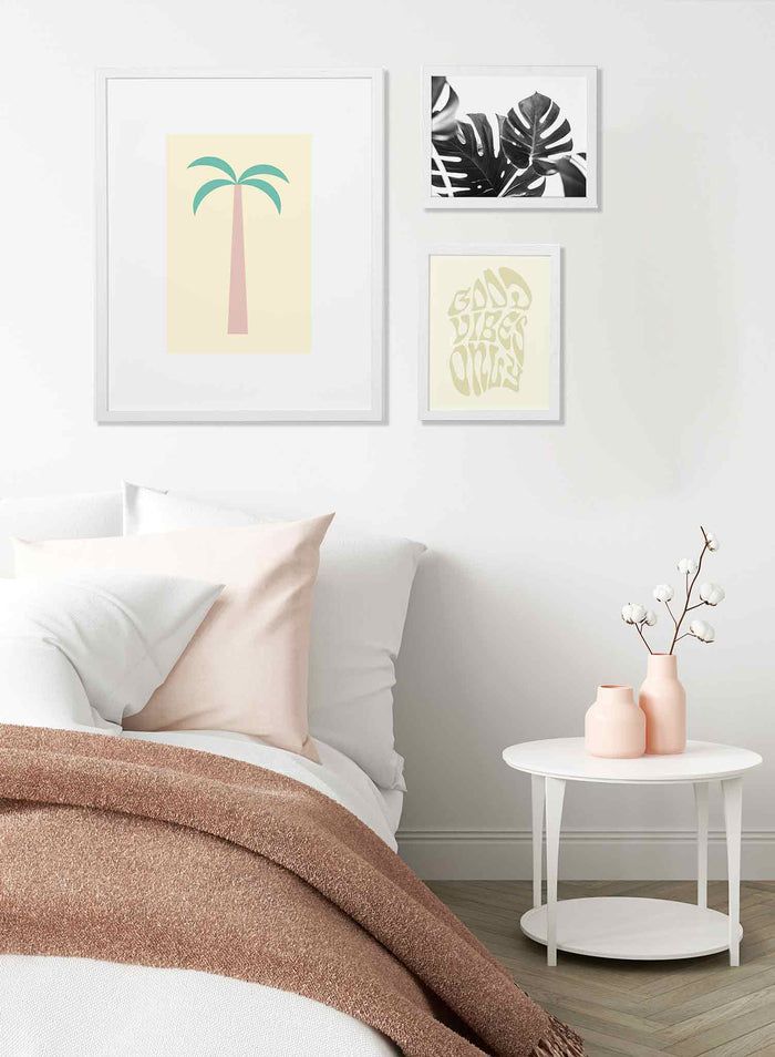 Baby Palm is a minimalist illustration poster of a baby palm tree by Opposite Wall.