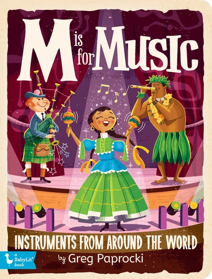 BabyLit Alphabet Books - M is for Music