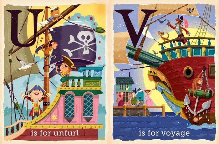 BabyLit Alphabet Books - P is for Pirate