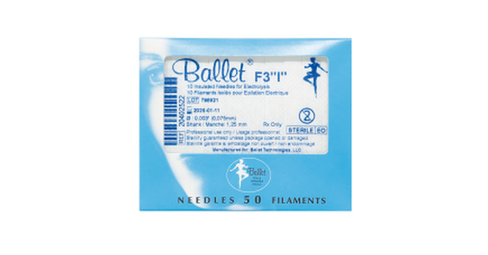 Ballet Needle #3 Insulated (50/pcs)
