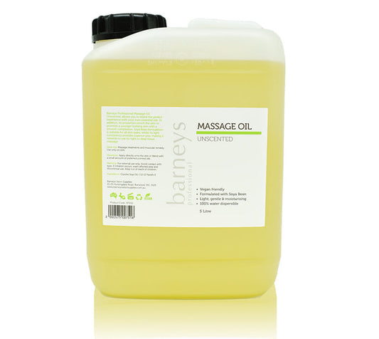 Barneys Massage Oil - Unscented - 5 Litre