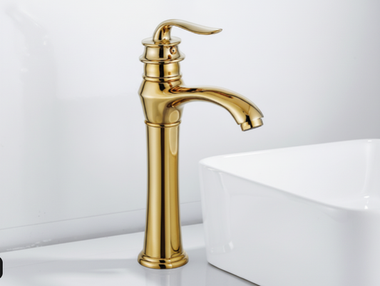 Basin Mixer - Classic Golden Series