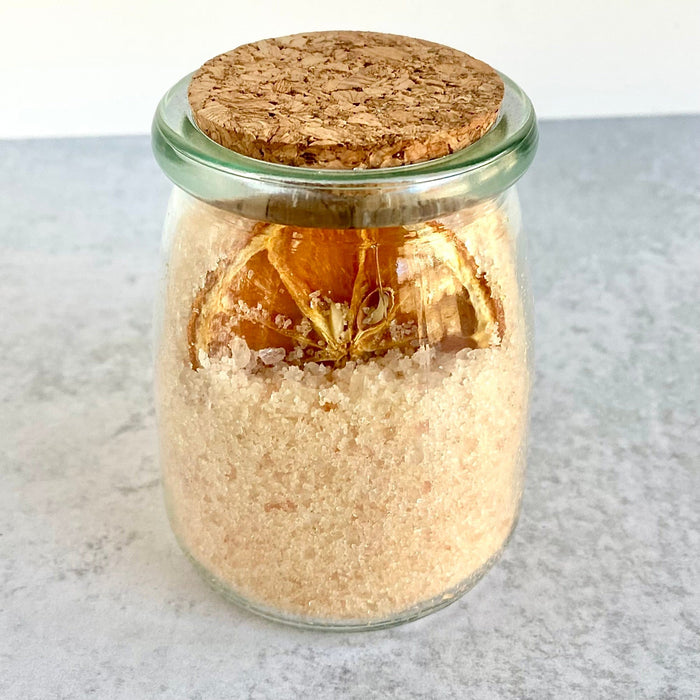 Bath Salts Cozy - Fall Scent Cranberry Fir Pine -  6.5 oz
