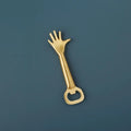 Be Home Gold Whimsical Bottle Opener, Hand