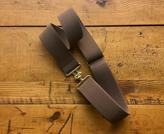 Gold Surcingle / Tan / 1.5"