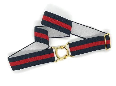 Gold Swizzle / Navy/Red / 1.5"