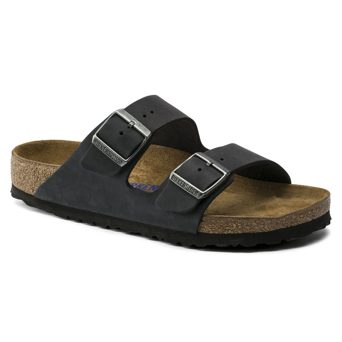 Birkenstock Arizona in Black Leather