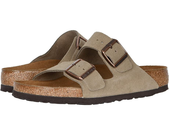 Birkenstock Arizona in Taupe Suede