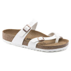 Birkenstock Mayari in White w/ Copper
