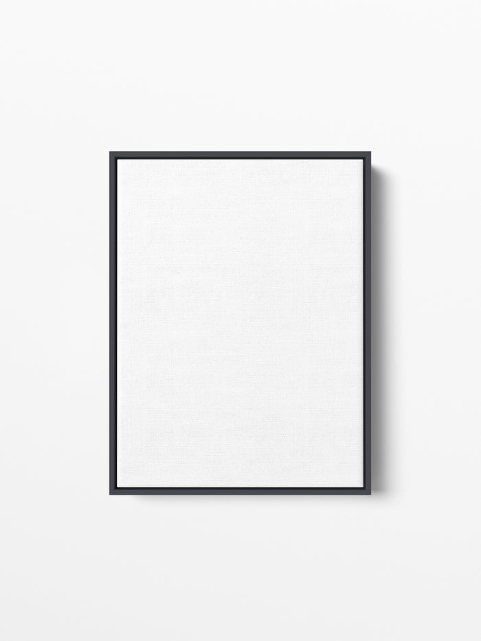 Black Wood Floating Canvas Frame, 12x16 in | 31x41 cm