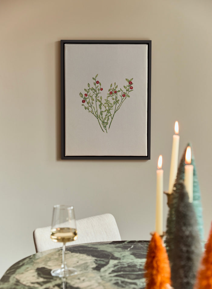 Black Wood Floating Canvas Frame, 12x16 in | 31x41 cm