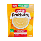 Bokomo ProNutro Original 500g protein cereal box with nutritional info and product details